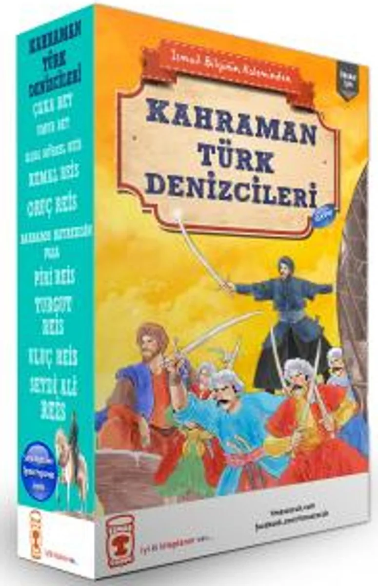 Kahraman Türk Denizcileri Seti (10 Kitap)