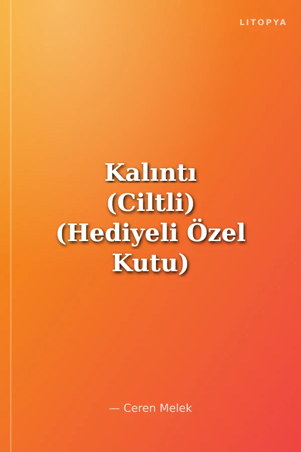 Kalıntı (Ciltli) (Hediyeli Özel Kutu)