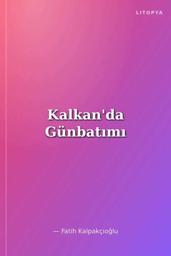Kalkan'da Günbatımı