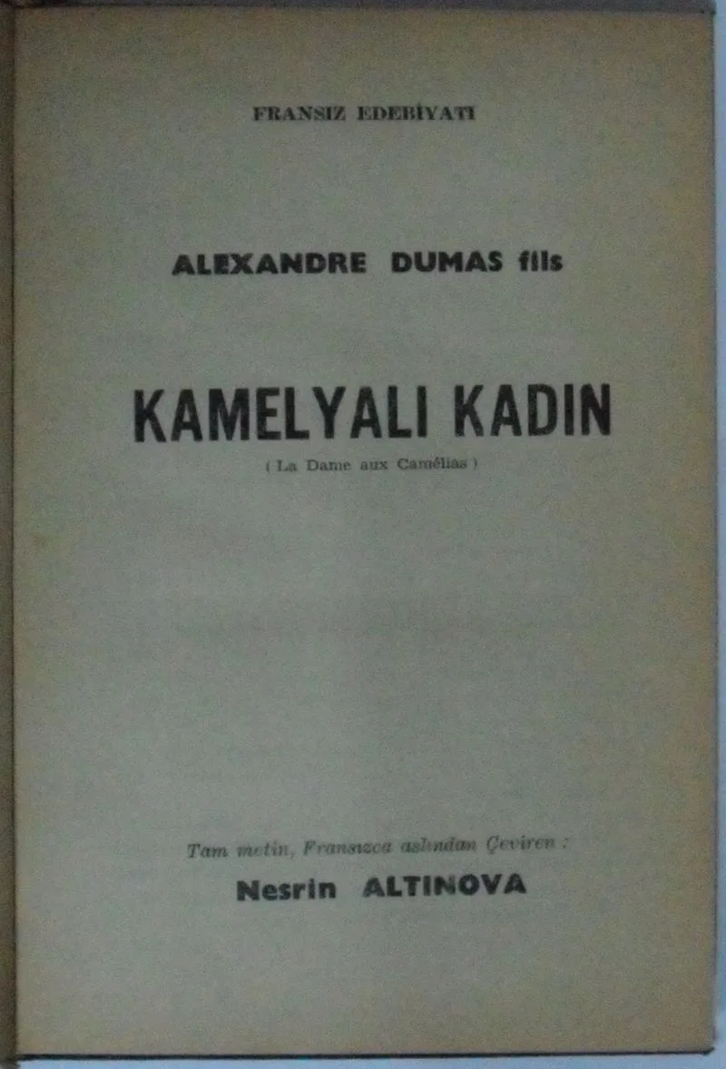 Kamelyalı Kadın Kod: 10-H-10
