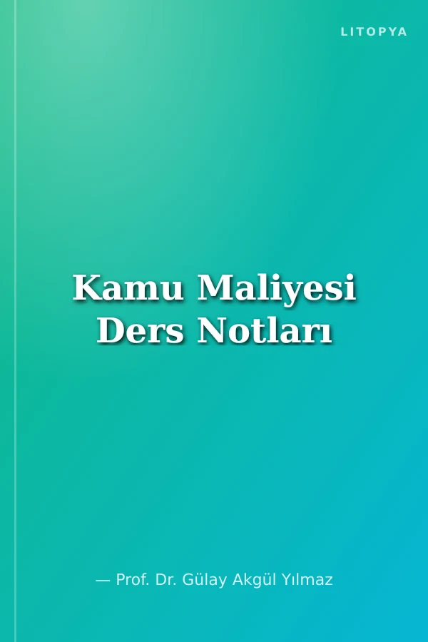 Kamu Maliyesi Ders Notları