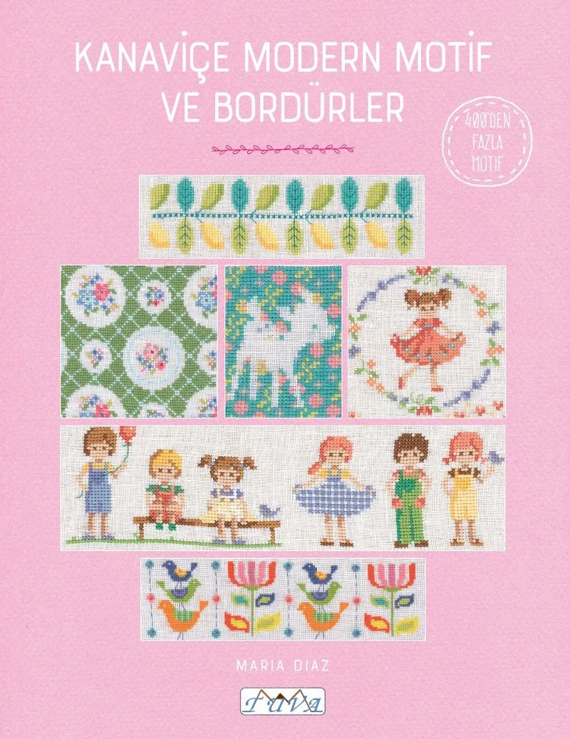 Kanaviçe Modern Motif ve Bordürler