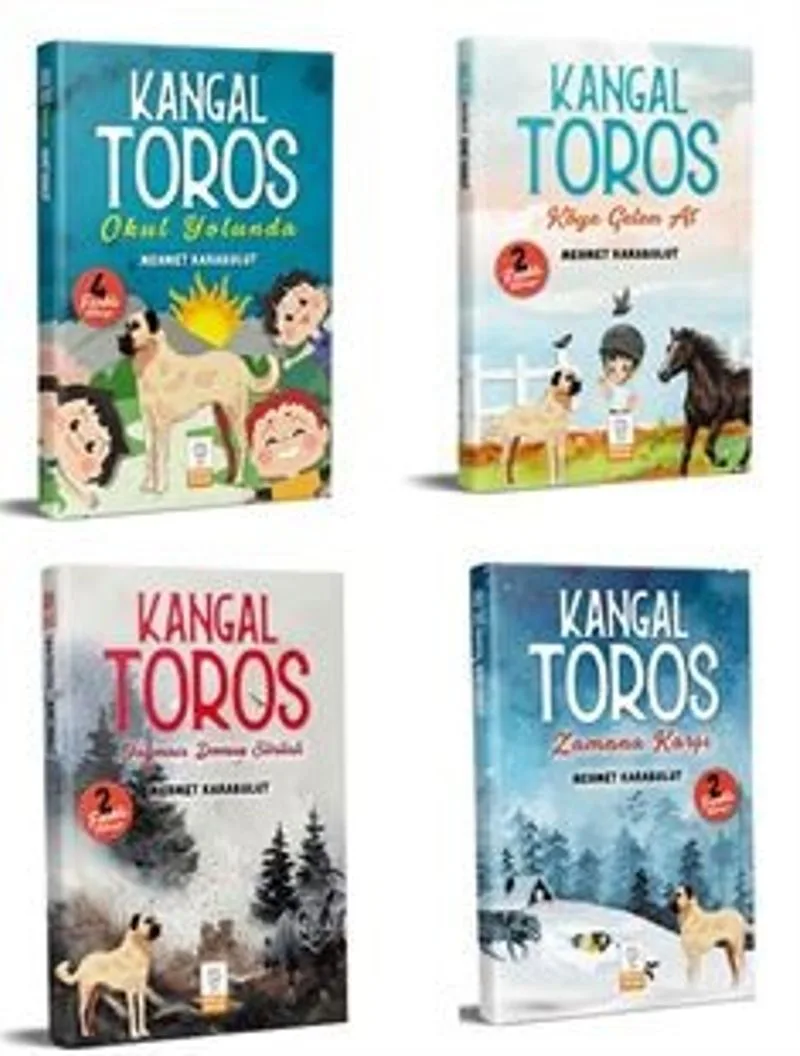 Kangal Toros Serisi 2.Sınıf Okuma Seti 8-14 Yaş (4 Kitap Set)