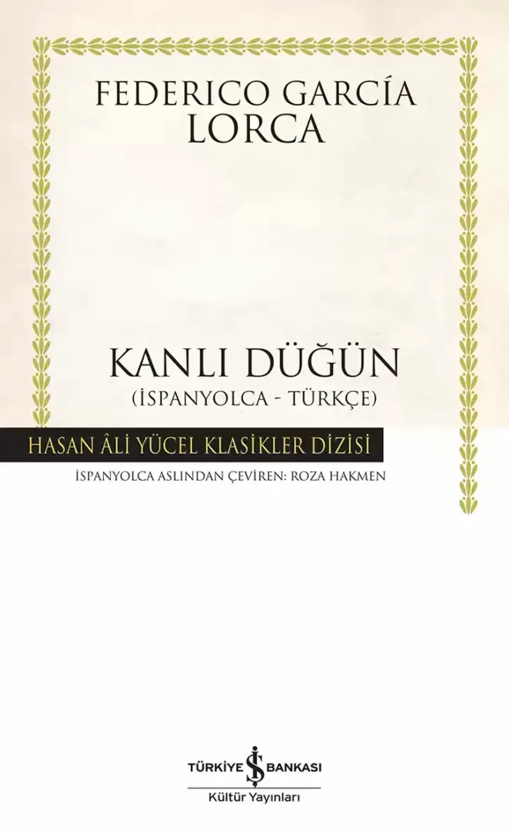 Kanlı Düğün (Ciltli)