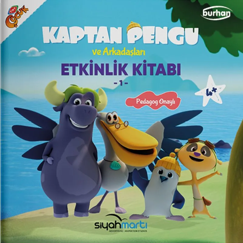 Kaptan Pengu ve Arkadaşları Etkinlik Kitabı 4+ Yaş