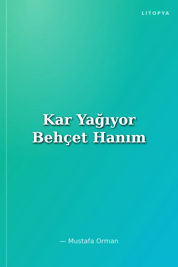 Kar Yağıyor Behçet Hanım