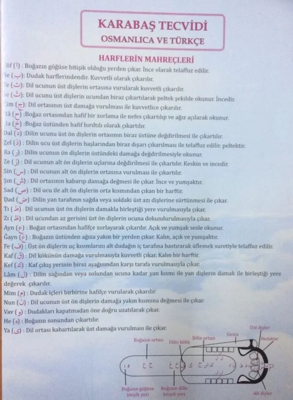 Karabaş Tecvidi (Osmanlıca ve Türkçe)
