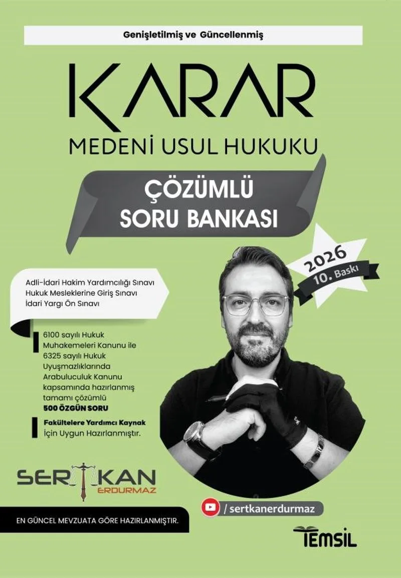 Karar Medeni Usul Hukuku Soru Bankası