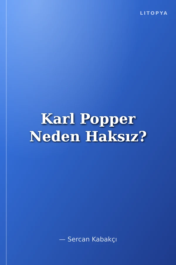 Karl Popper Neden Haksız?