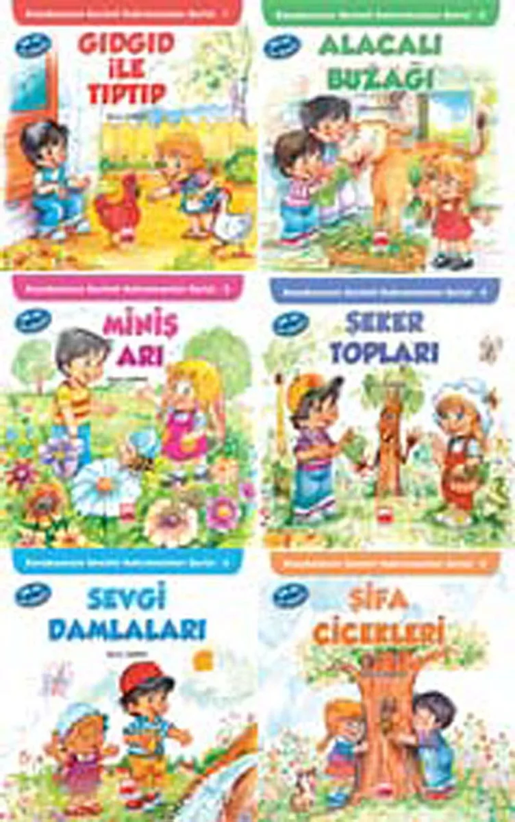Kasabamızın Sevimli Kahramanları Serisi - 6 Kitap
