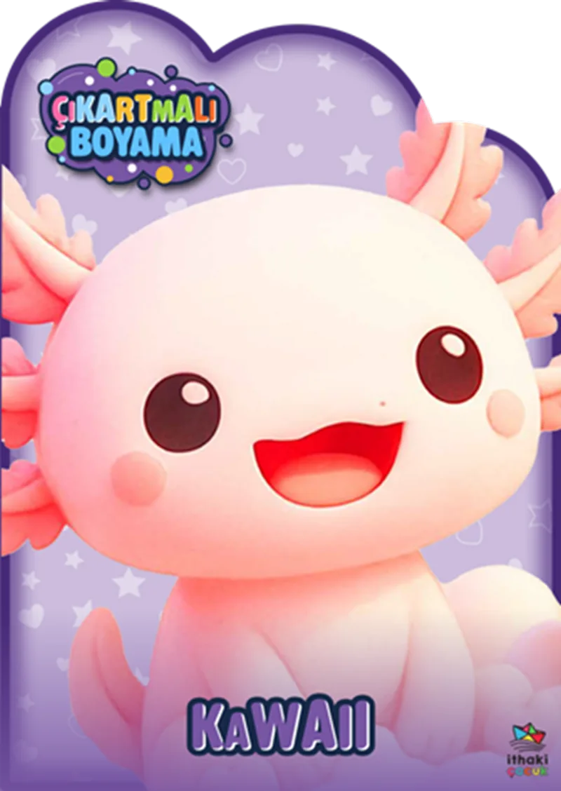 Kawaii Zamanı &ndash; Çıkartmalı Boyama Kitabı