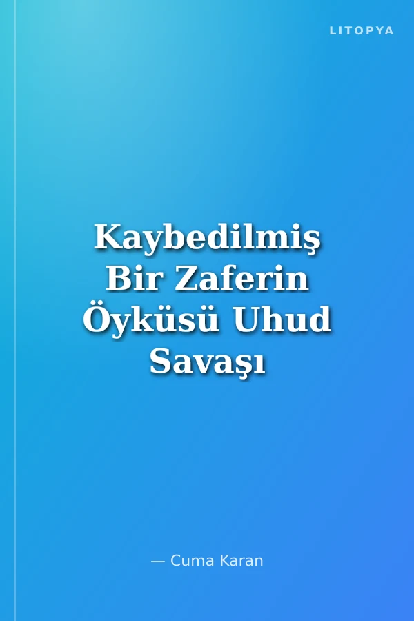 Kaybedilmiş Bir Zaferin Öyküsü Uhud Savaşı Psiko-Sosyo-Tarihsel (Pst) Bir Analiz