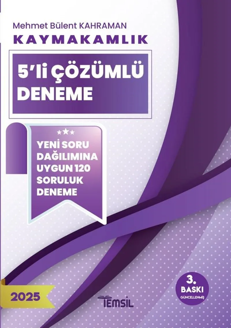 Kaymakamlık 5'li Çözümlü Deneme