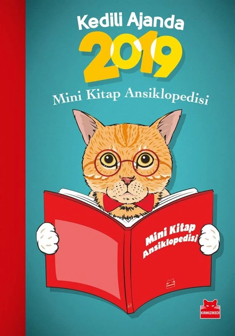 Kedili Ajanda 2019 Mini Kitap Ansiklopedisi