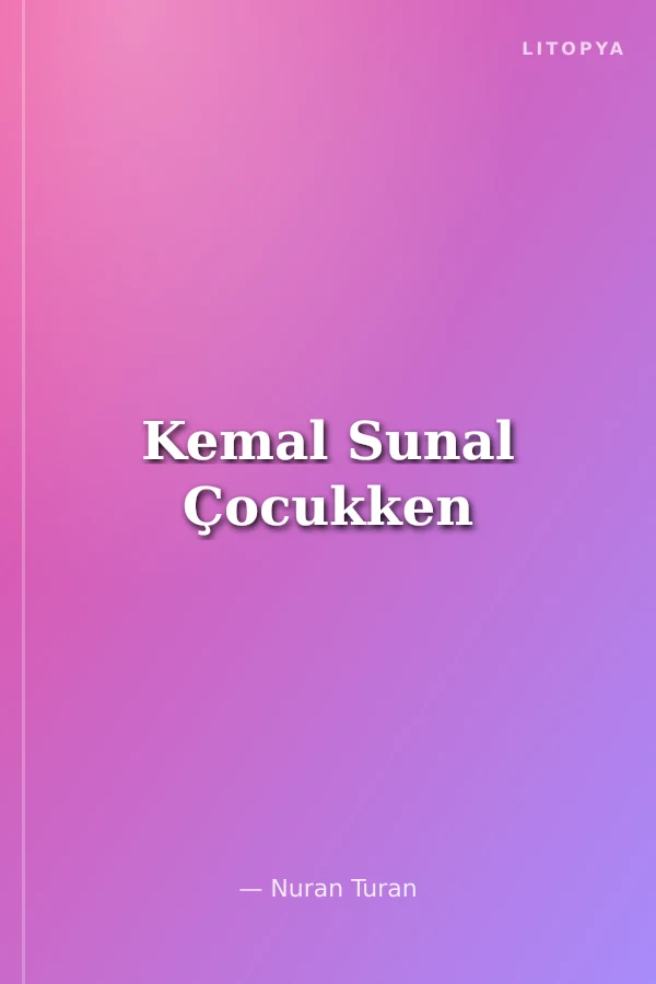 Kemal Sunal Çocukken