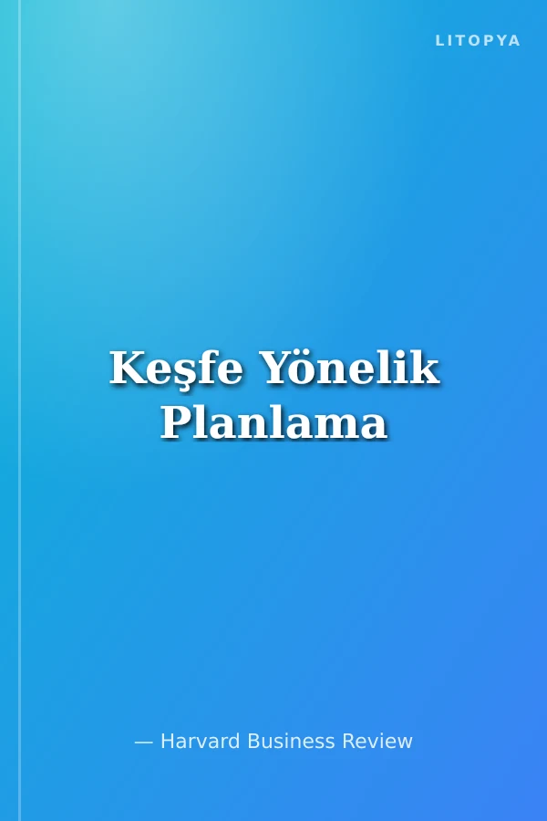 Keşfe Yönelik Planlama