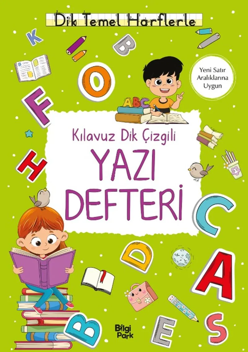Kılavuz Dik Çizgili Yazı Defteri (Büyük Boy)