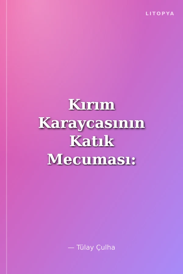 Kırım Karaycasının Katık Mecuması: Metin-Sözlük-Dizin