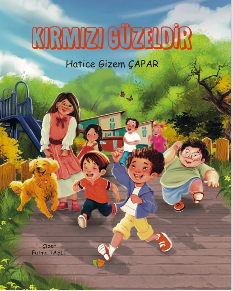 Kırmızı Güzeldir (Özel Basım Renkli Resimli Kuşe Kağıt)