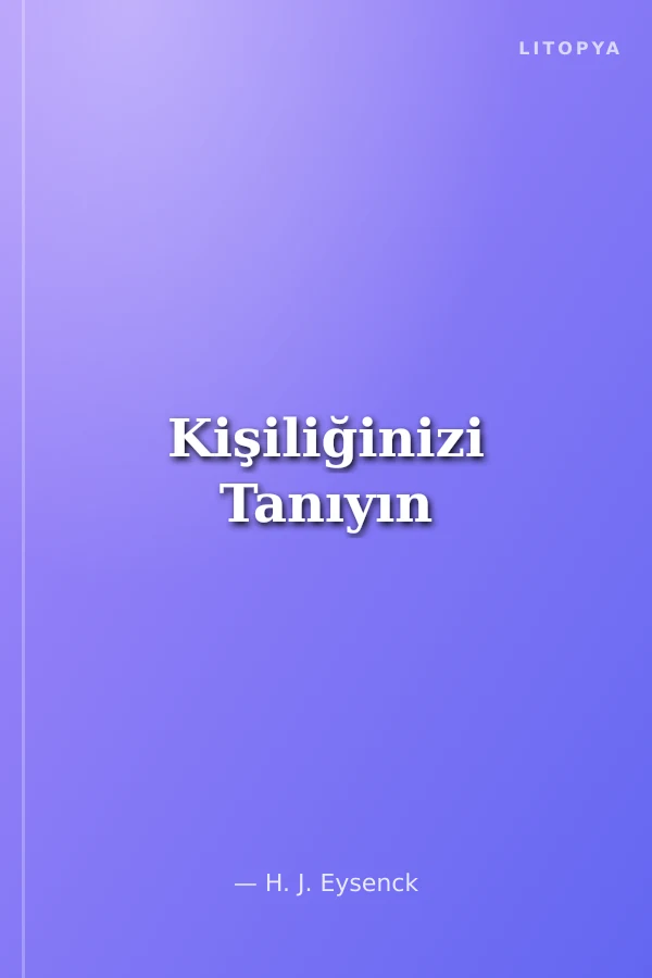 Kişiliğinizi Tanıyın