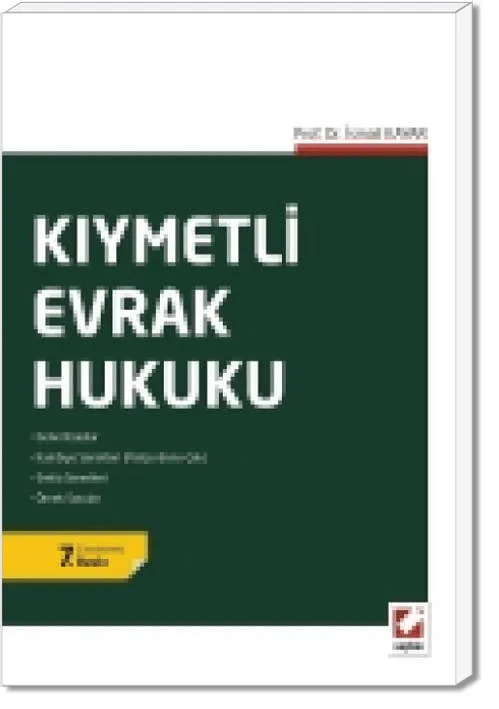 Kıymetli Evrak Hukuku