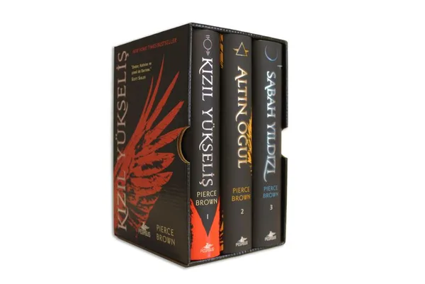 Kızıl İsyan Serisi Set (Pierce Brown) (3 Kitap Ciltli-Kutulu)
