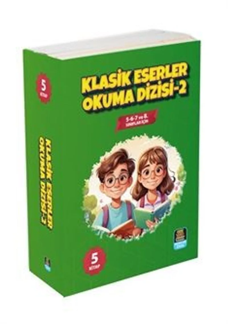 Klasik Eserler Okuma Dizisi-2 (5 Kitap Set) 5-6-7 ve 8. Sınıflar İçin