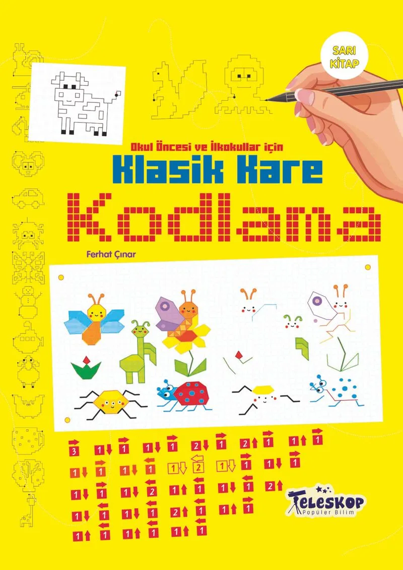 Klasik Kare Kodlama Sarı Kitap