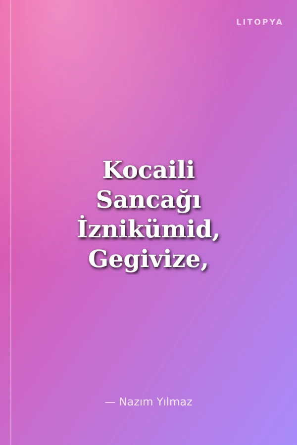 Kocaili Sancağı İznikümid, Gegivize, Yoros, Şili, Kandırı XV. Yüzyıl Başlarına Ait Erken Tarihli Mufassal Tahrir Defteri