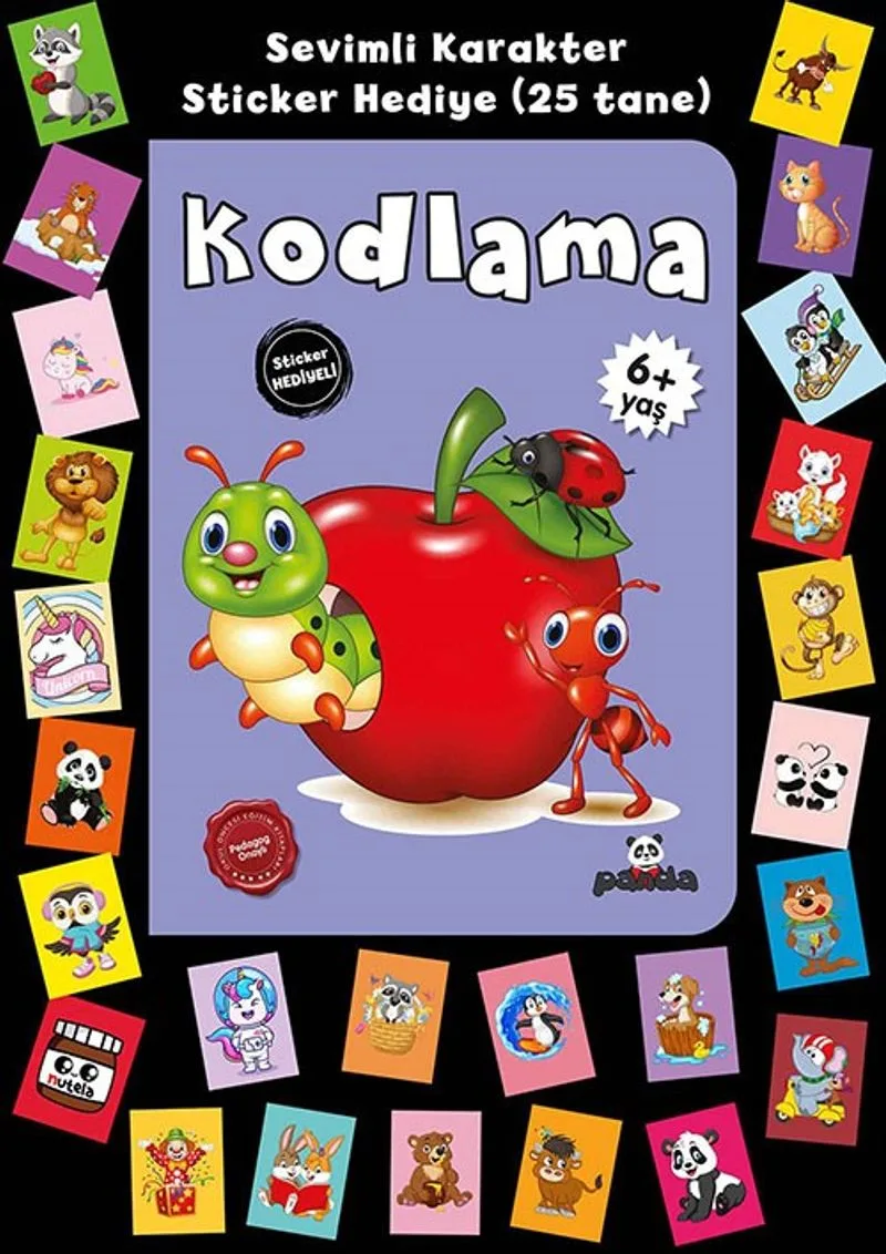 Kodlama 6+ Yaş Stickerlı