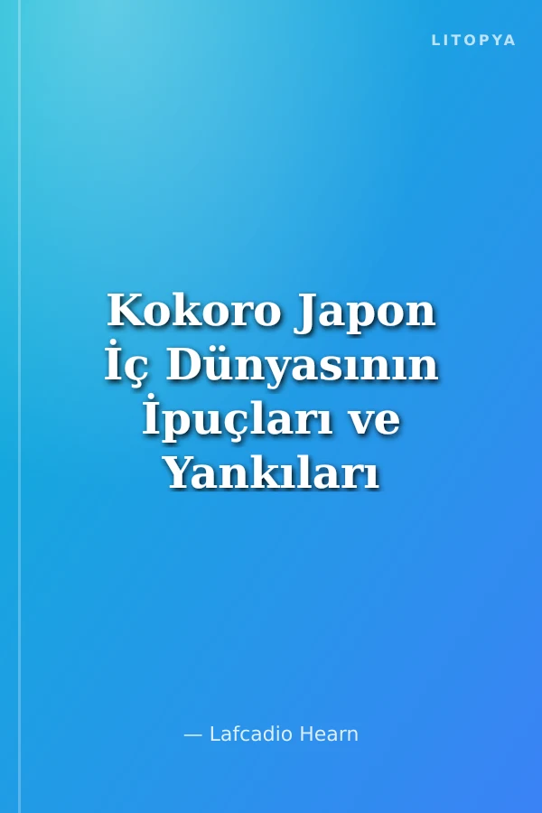 Kokoro Japon İç Dünyasının İpuçları ve Yankıları