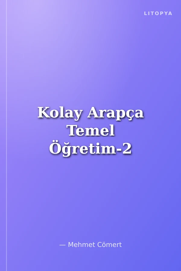 Kolay Arapça Temel Öğretim-2