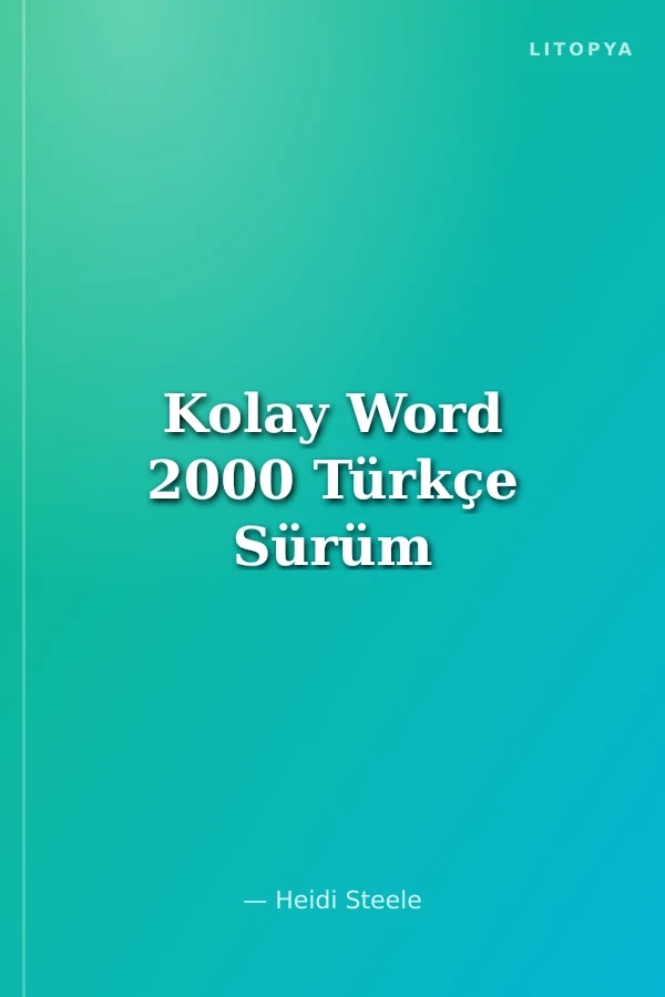 Kolay Word 2000 Türkçe Sürüm