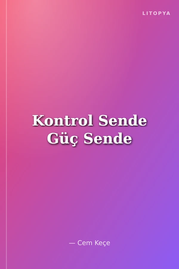 Kontrol Sende Güç Sende
