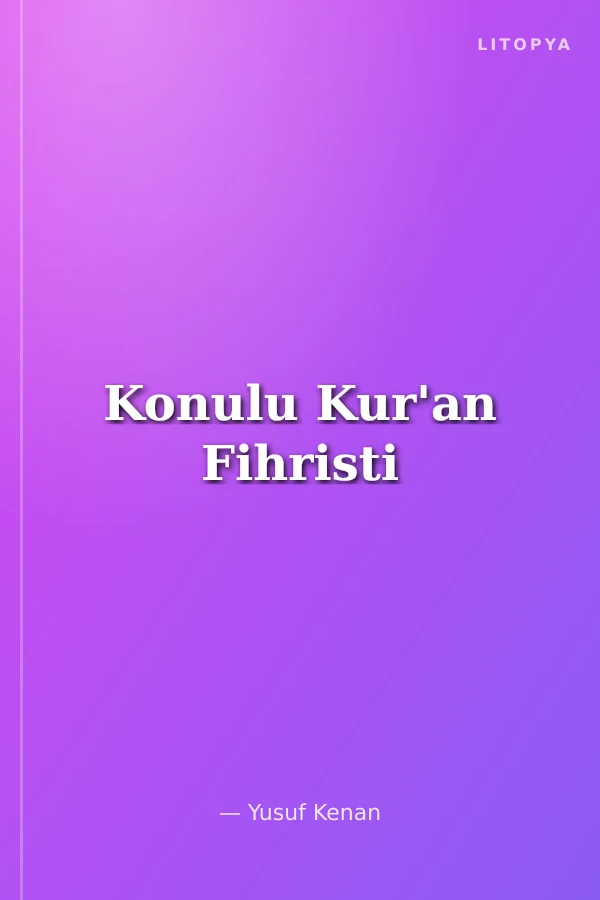 Konulu Kur'an Fihristi