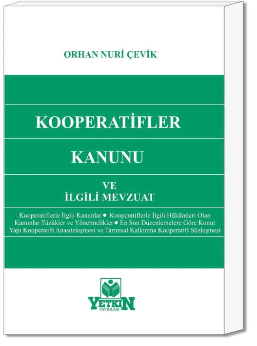 Kooperatifler Kanunu ve İlgili Mevzuat