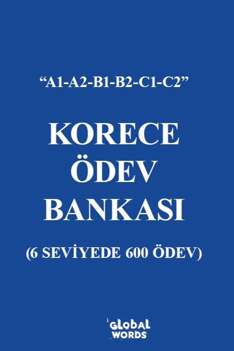 Korece Ödev Bankası 6 Seviyede 600 Ödev