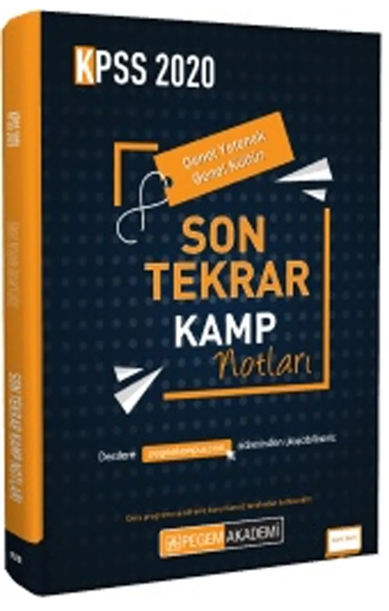 KPSS 2020 Genel Yetenek Genel Kültür Son Tekrar Kamp Notları