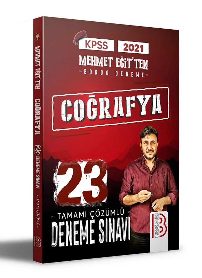 KPSS 2021 Coğrafya Tamamı Çözümlü 23 Bordo Deneme Sınavı