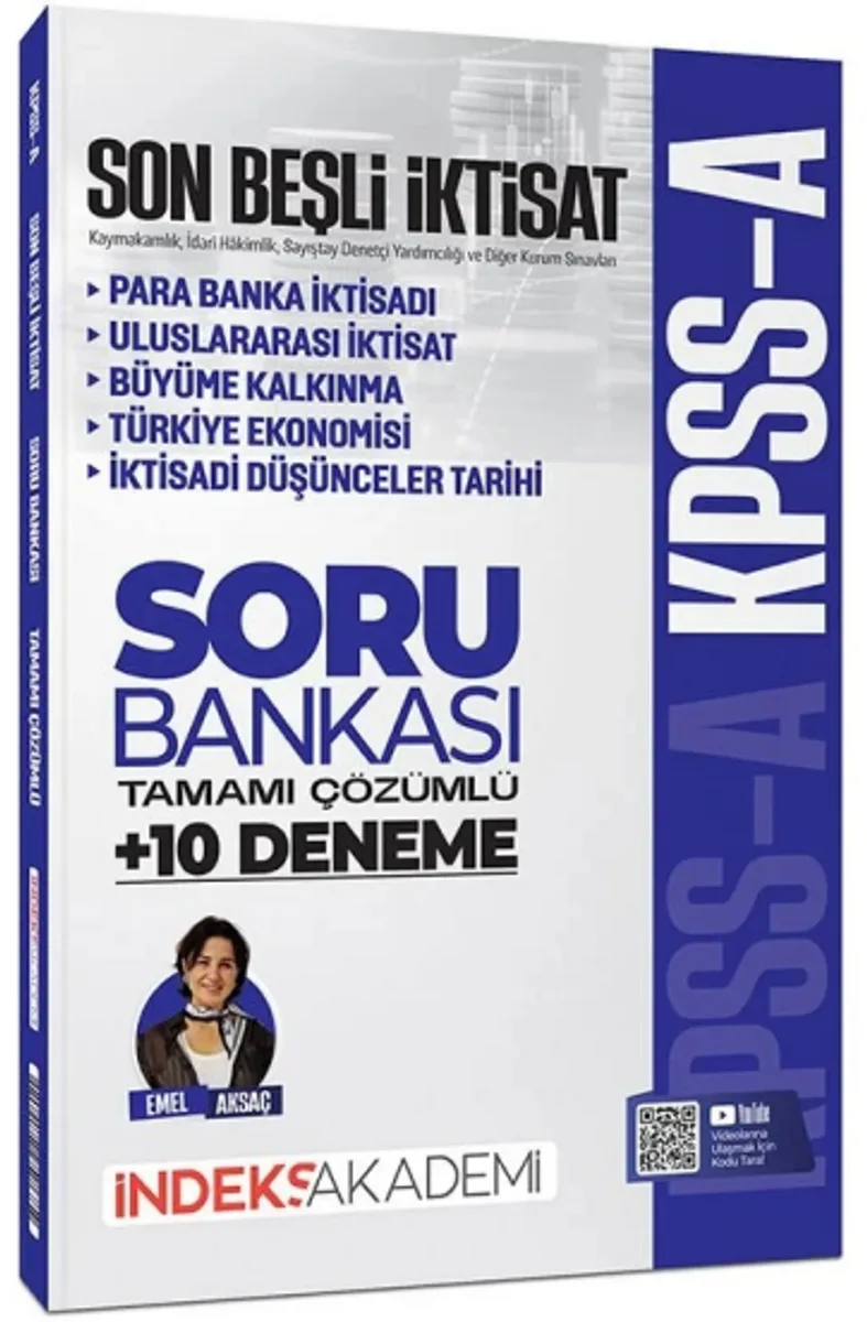 KPSS A Grubu İktisat Son Beşli Soru Bankası ve 10 Deneme Çözümlü
