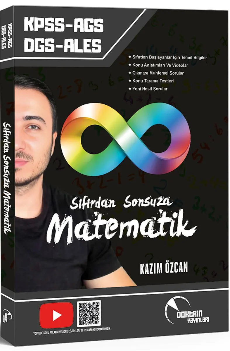 KPSS AGS DGS ALES Sıfırdan Sonsuza Matematik Konu Anlatımlı Soru Bankası (Video Takip Kitabı)