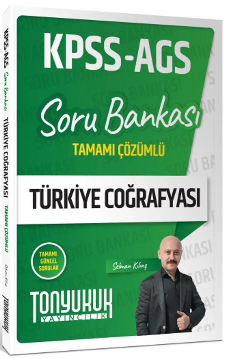 KPSS AGS Türkiye Coğrafyası Tamamı Çözümlü Soru Bankası