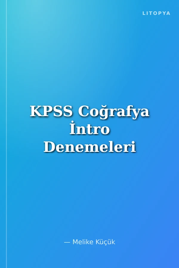 KPSS Coğrafya İntro Denemeleri