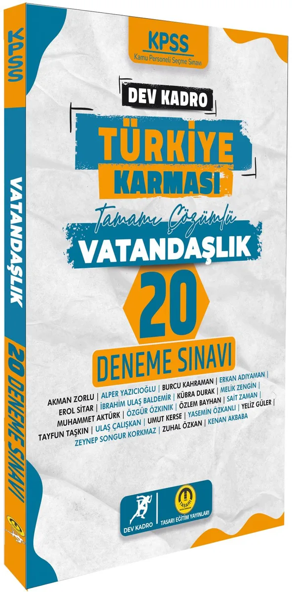 KPSS Dev Kadro Türkiye Karması Vatandaşlık 20 Deneme