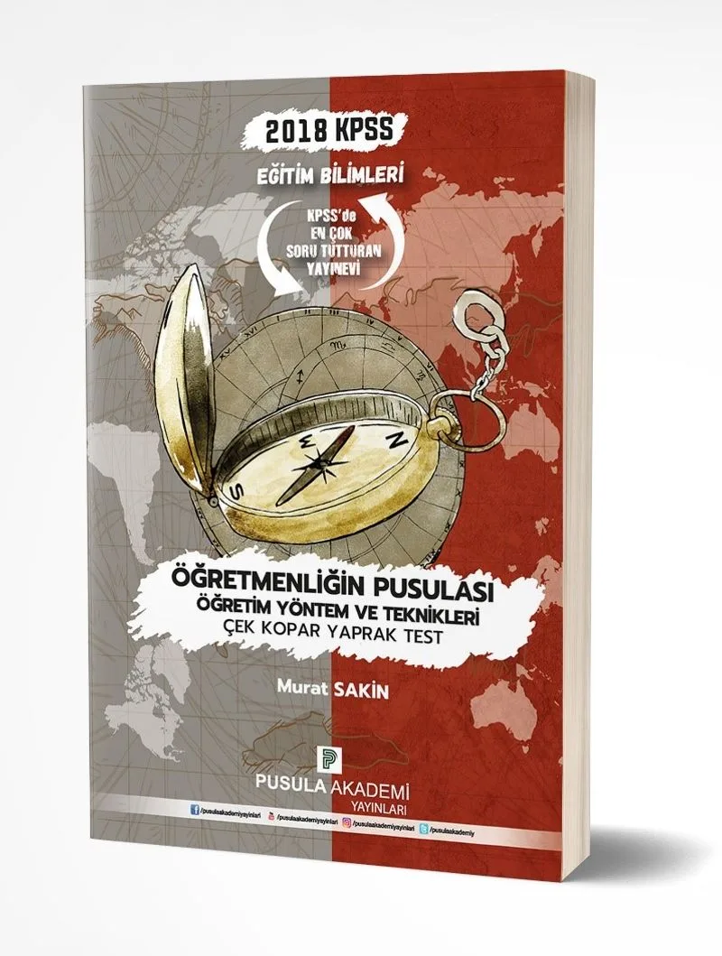 KPSS Eğitim Bilimleri Öğretmenliğin Pusulası Öğretim Yöntem ve Teknikleri Çek Kopar Yaprak Test