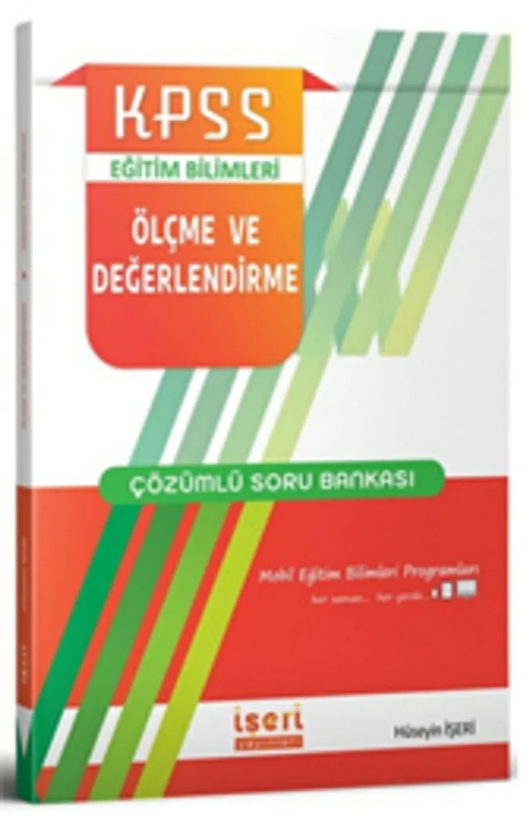 KPSS Eğitim Bilimleri Ölçme ve Değerlendirme Çözümlü Soru Bankası