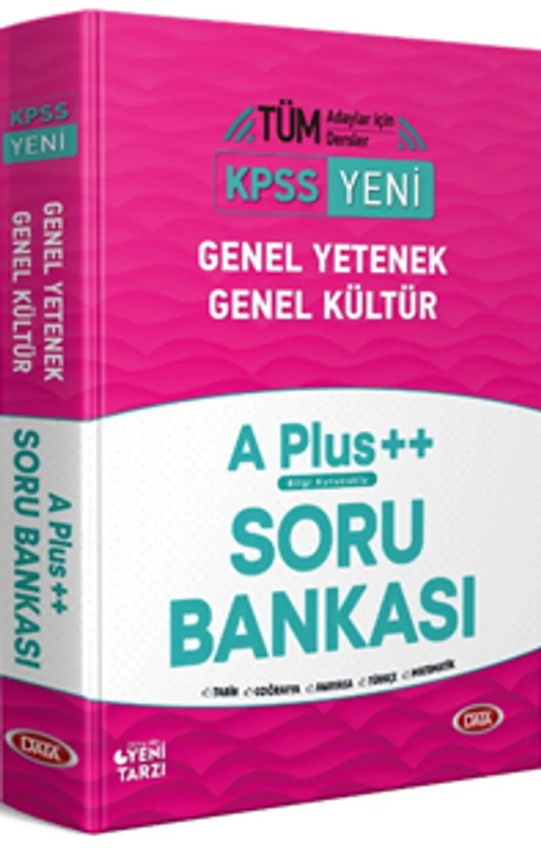 KPSS Genel Yetenek Genel Kültür A Plus ++ Soru Bankası