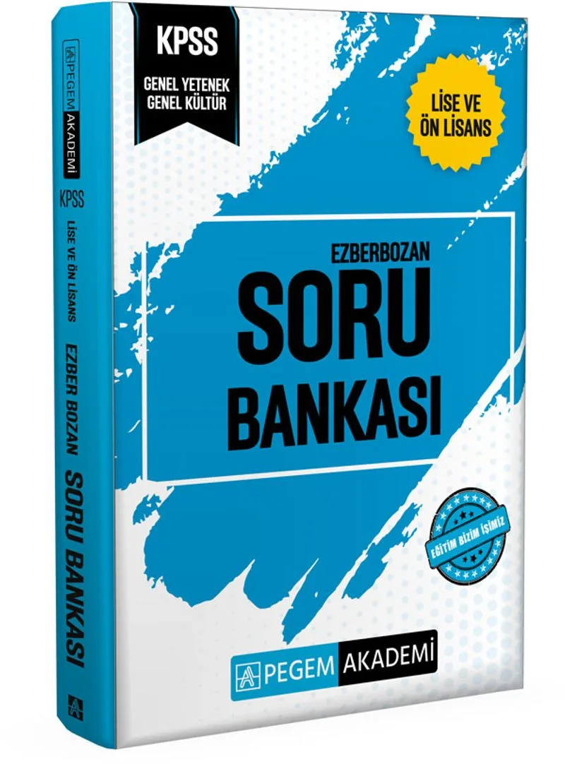KPSS Genel Yetenek Genel Kültür Lise ve Ön lisans Ezberbozan Soru Bankası