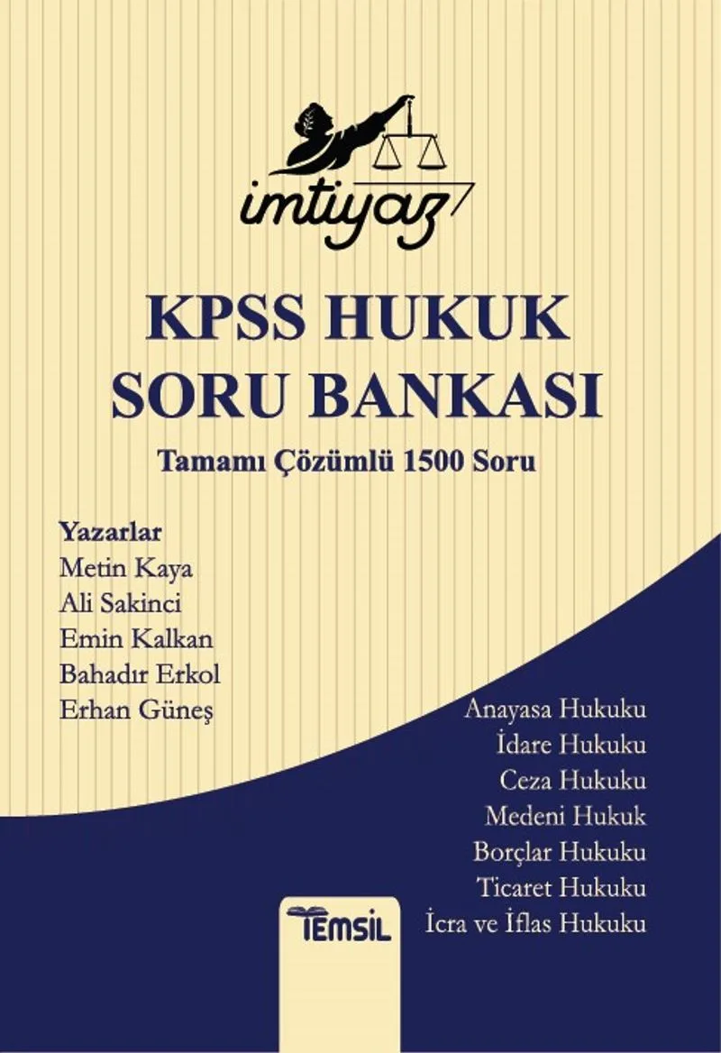 KPSS İmtiyaz Hukuk Soru Bankası