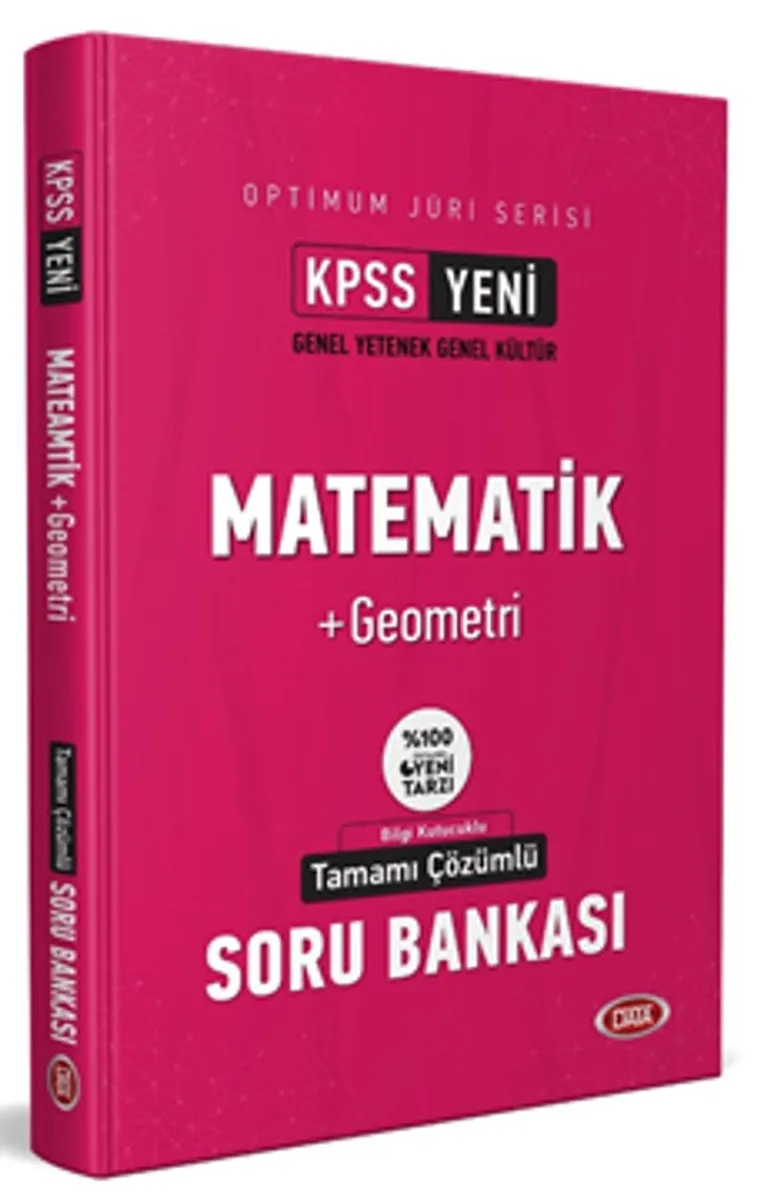 KPSS Optimum Juri Serisi Matematik Geometri Tamamı Çözümlü Soru Bankası